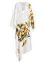 【送料無料】 フェラガモ レディース ワンピース トップス Persimmon Asymemtric Maxi Dress persimmon white