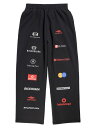 【送料無料】 バレンシアガ メンズ カジュアルパンツ スウェットパンツ ボトムス Top League Baggy Sweatpants black