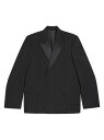 【送料無料】 バレンシアガ レディース ジャケット・ブルゾン ブレザー アウター Deconstructed Tuxedo Blazer black