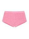 【送料無料】 ジバンシー レディース ハーフパンツ・ショーツ ボトムス Mini Shorts in 4G Cotton Toweling Jacquard old pink