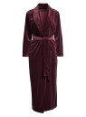  ナトリ レディース ナイトウェア アンダーウェア Purple Dove Natalie Velvet Robe bordeaux