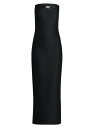 【送料無料】 ヴェルサーチ レディース ワンピース トップス Medusa Belt Column Gown black