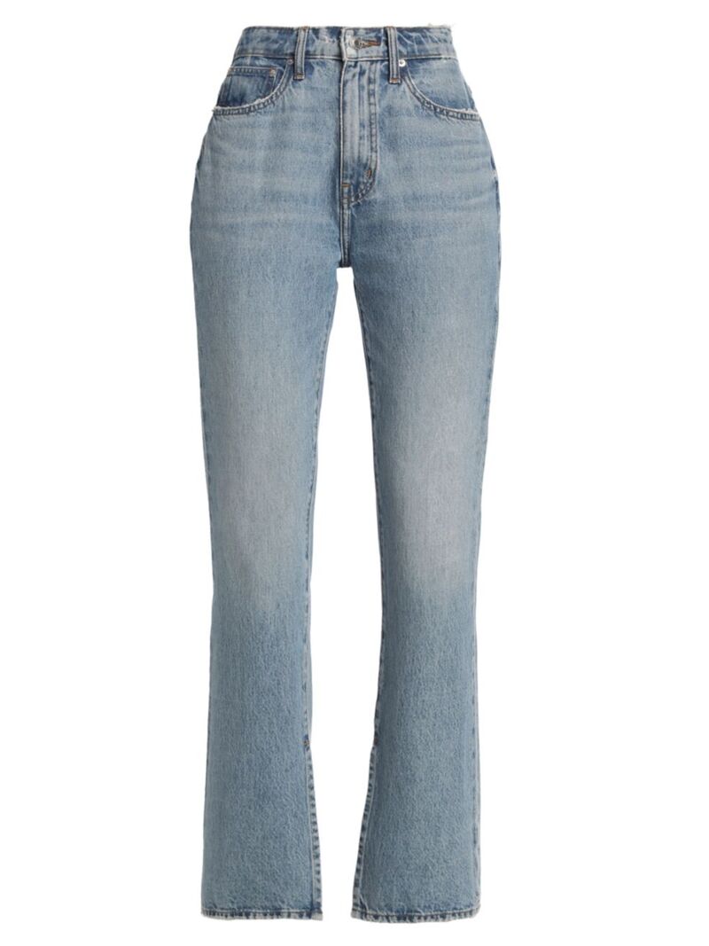 【送料無料】 デレクラムテンクロスバイ レディース デニムパンツ ジーンズ ボトムス Frankie Split-Hem Straight-Leg Jeans sutton vintage
