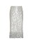 【送料無料】 ヴァレンティノ レディース スカート ボトムス Tulle Illusione Embroidered Skirt silver