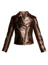 yz G[GXoCfB[Gt fB[X WPbgEu] AE^[ Elodie Upcycled Leather Jacket bronze
