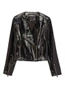 yz G[GXoCfB[Gt fB[X WPbgEu] AE^[ Faye Recycled Leather Jacket patent black