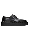【送料無料】 ヴァレンティノ レディース オックスフォード シューズ Rockstud M-Way Calfskin Derby Shoes With Matching Studs black