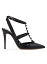 ̵ ƥ ǥ ѥץ 塼 Rockstud Ankle Strap Pumps With Tonal Studs 100 MM black