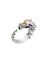 【送料無料】 ジョン・ハーディー レディース リング アクセサリー Legends Naga 18K Yellow Gold, Sterling Silver & Blue Sapphire Dragon Ring silver