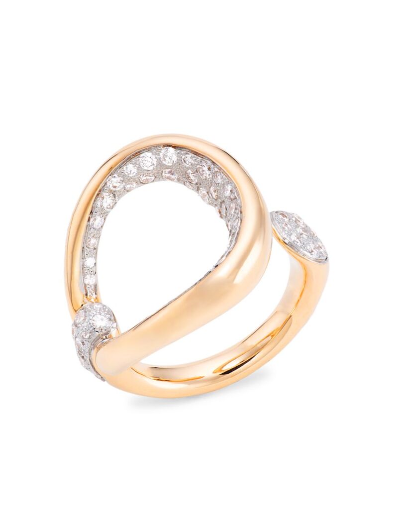 ポメラート 【送料無料】 ポメラート レディース リング アクセサリー Fantina 18K Rose Gold & Diamond Ring rose gold