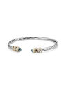 【送料無料】 デイビット ユーマン レディース ブレスレット バングル アンクレット アクセサリー Helena End Station Bracelet with Diamonds, 4MM Cultured Freshwater Pearls and 18K Gold white pearl