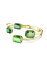 【送料無料】 スワロフスキー レディース ブレスレット・バングル・アンクレット アクセサリー Millenia Goldtone & Swarovski Crystal Cuff green