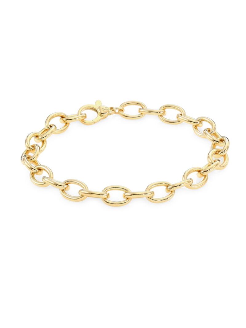 ■ブランド Roberto Coin (ロバートコイン)■商品名 18K Yellow Gold Chain Link Bracelet■商品は海外よりお取り寄せの商品となりますので、お届けまで10日-14日前後お時間頂いております。 ■ブランド・商品・デザインによって大きな差異がある場合があります。 ■あくまで平均的なサイズ表ですので「目安」として参考にしてください。 ■お届けの商品は1枚目のお写真となります。色展開がある場合、2枚目以降は参考画像となる場合がございます。 ■只今、一部を除くすべて商品につきまして、期間限定で送料無料となります。 ※沖縄・離島・一部地域は追加送料(3,300円)が掛かります。