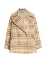 フリーピープル 【送料無料】 フリーピープル レディース ジャケット・ブルゾン アウター Highlands Oversized Plaid Peacoat brown