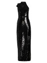 【送料無料】 ミリー レディース ワンピース トップス Sabine Sequined Rosette Column Gown black