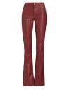 【送料無料】 ラジャンス レディース デニムパンツ ジーンズ ボトムス Ruth Coated Straight-Leg Jeans dark bordeaux coated