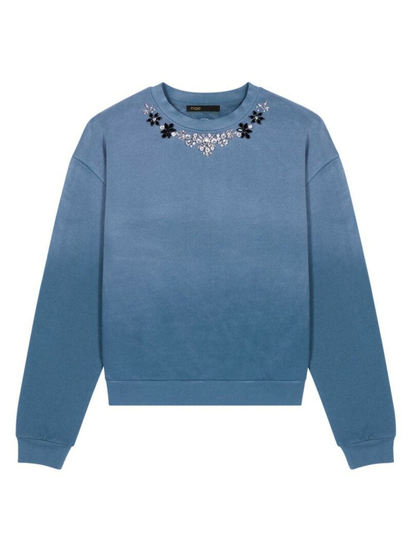 yz }[W fB[X p[J[EXEFbg AE^[ Two-Tone Sweatshirt blue