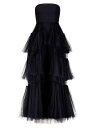 【送料無料】 ビーシービージーマックスアズリア レディース ジャンプスーツ トップス Strapless Tiered Tulle Overlay Jumpsuit black