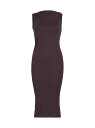 【送料無料】 リックオウエンス レディース ワンピース トップス Eva Jersey Sheath Dress deep purple