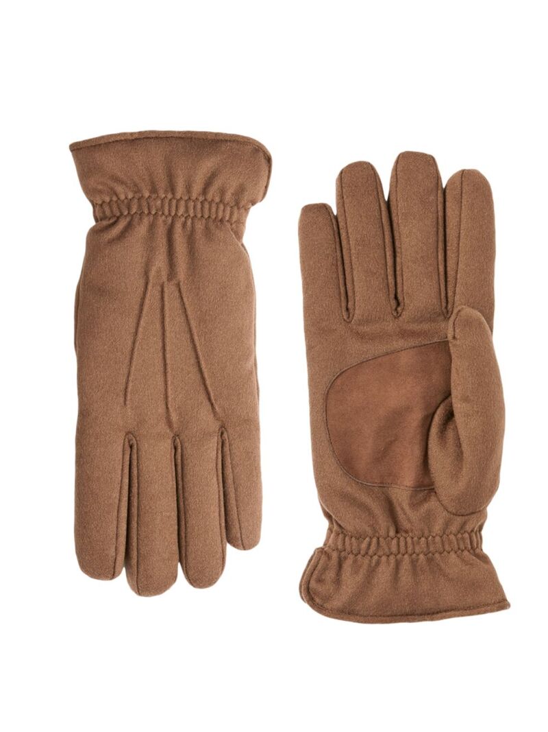 【送料無料】 ロロピアーナ メンズ 手袋 アクセサリー Ashford Cashmere & Suede Gloves chestnut