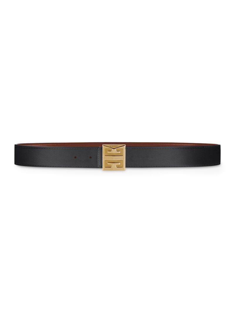 ジバンシー ベルト（メンズ） 【送料無料】 ジバンシー メンズ ベルト アクセサリー 4G Reversible Belt in 4G Leather brown black