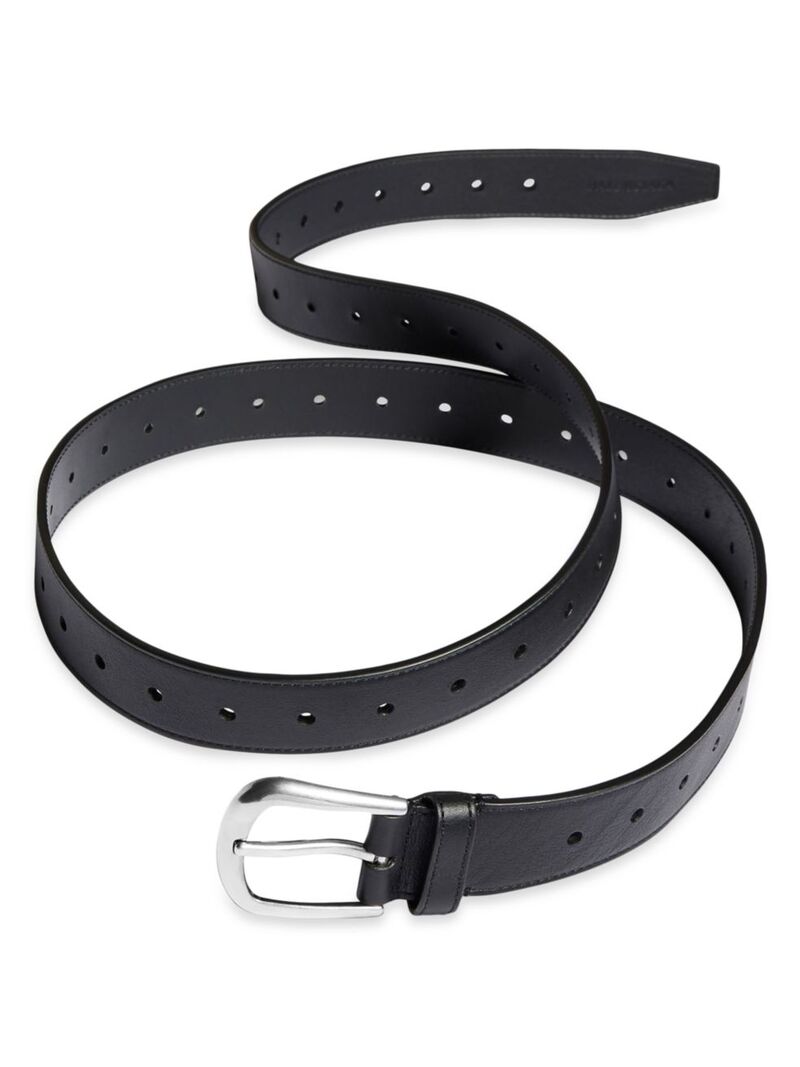 バレンシアガ 【送料無料】 バレンシアガ メンズ ベルト アクセサリー Half Moon Belt black