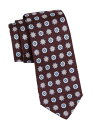 キートン ネクタイ 【送料無料】 キートン メンズ ネクタイ アクセサリー Floral Print Silk Tie brown