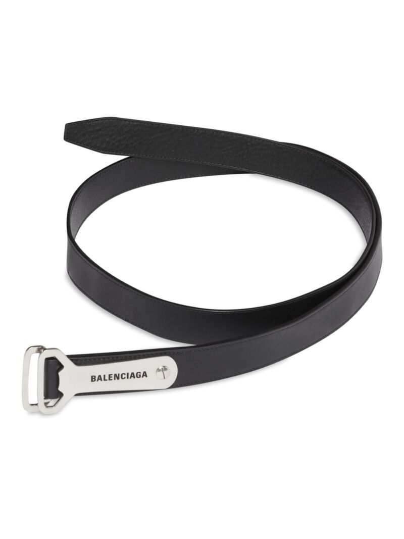 バレンシアガ 【送料無料】 バレンシアガ メンズ ベルト アクセサリー Bottle Opener D Ring Belt black