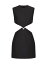 ̵ ƥ ǥ ԡ ȥåץ Crepe Couture Short Dress black