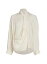 ̵   ǥ  ȥåץ Darnelle Draped Silk Shirt white