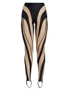 ̵ ޥ顼 ǥ 쥮 ܥȥॹ Spiral Illusion Leggings black