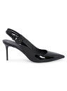 【送料無料】 バルマン レディース パンプス シューズ Alma 75MM Patent Leather Slingback Pumps noir