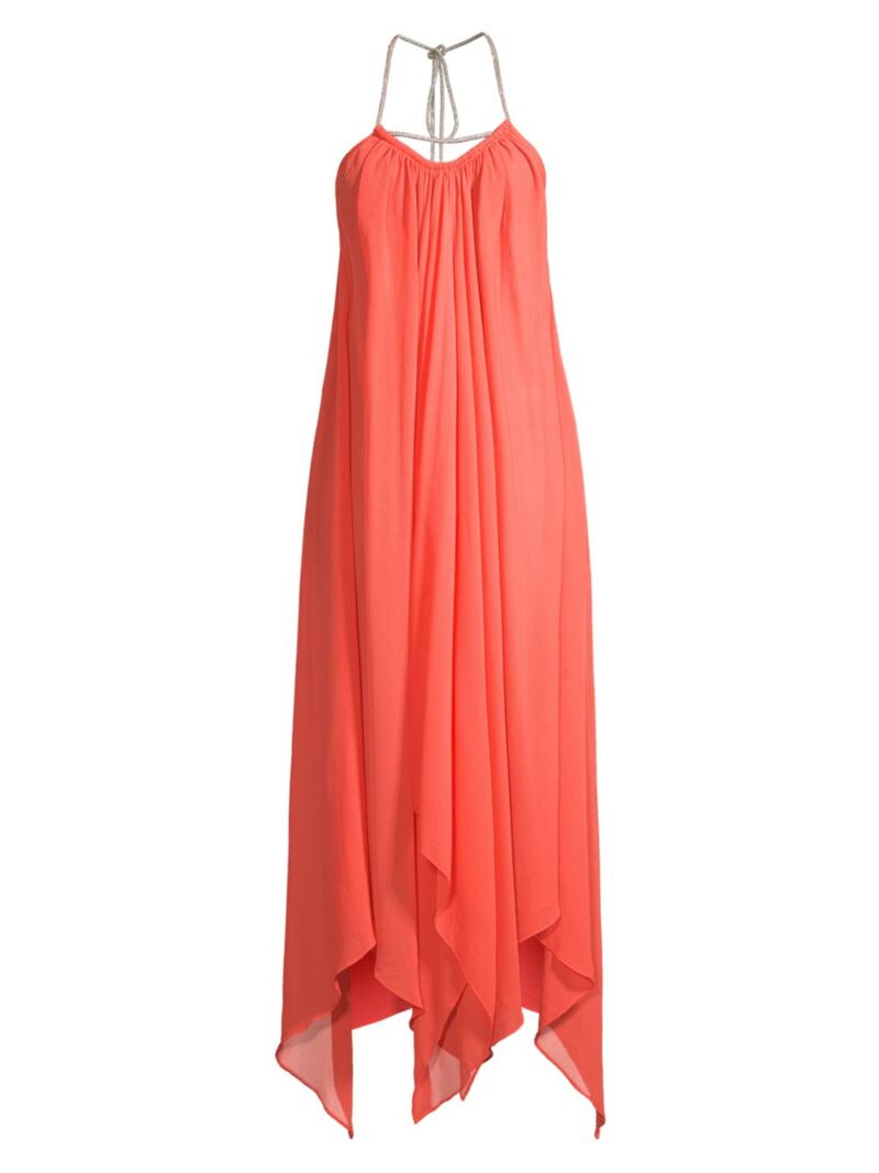 【送料無料】 レイミー ブルック レディース ワンピース トップス Joyce Embellished Gauze Handkerchief Dress orangeade