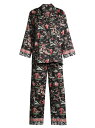 【送料無料】 ナトリ レディース ナイトウェア アンダーウェア Kana Two-Piece Pajama Set black multi