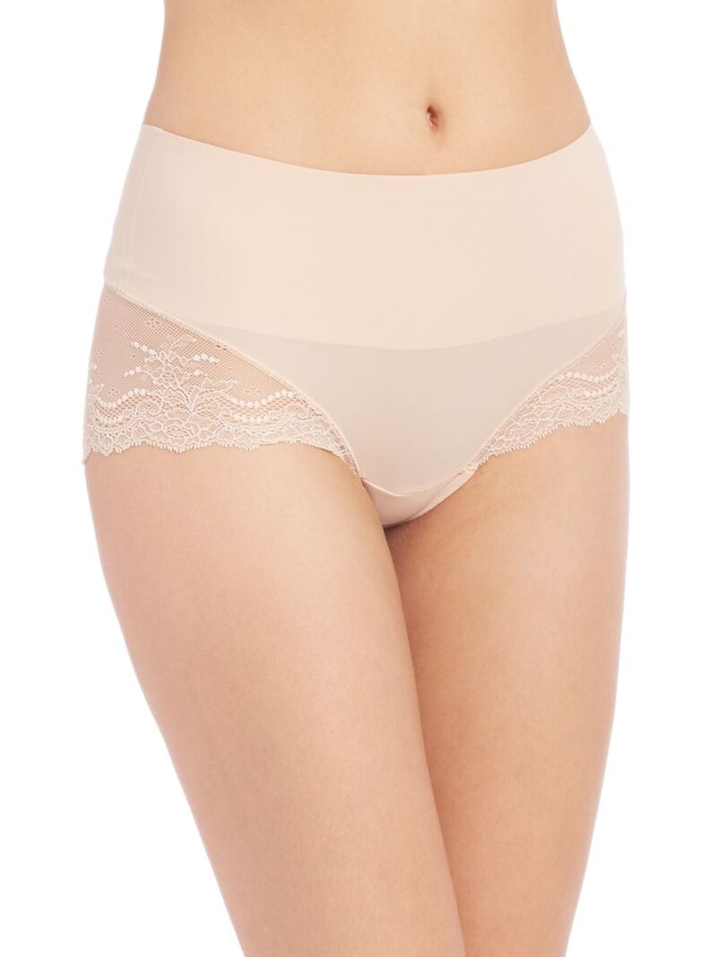 【送料無料】 スパンク レディース パンツ アンダーウェア Undie-tectable Lace Hi-Hipster Panty soft nude