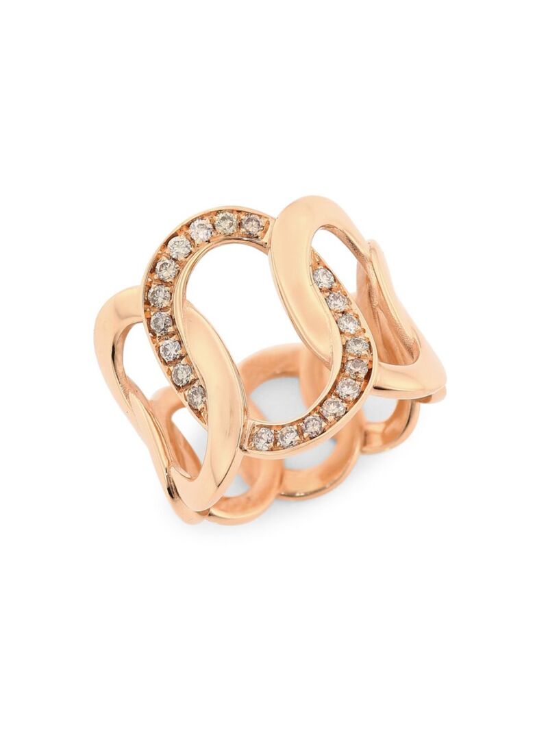̵ ݥ顼 ǥ  ꡼ Brera 18K Rose Gold & Brown Diamond Ring...
