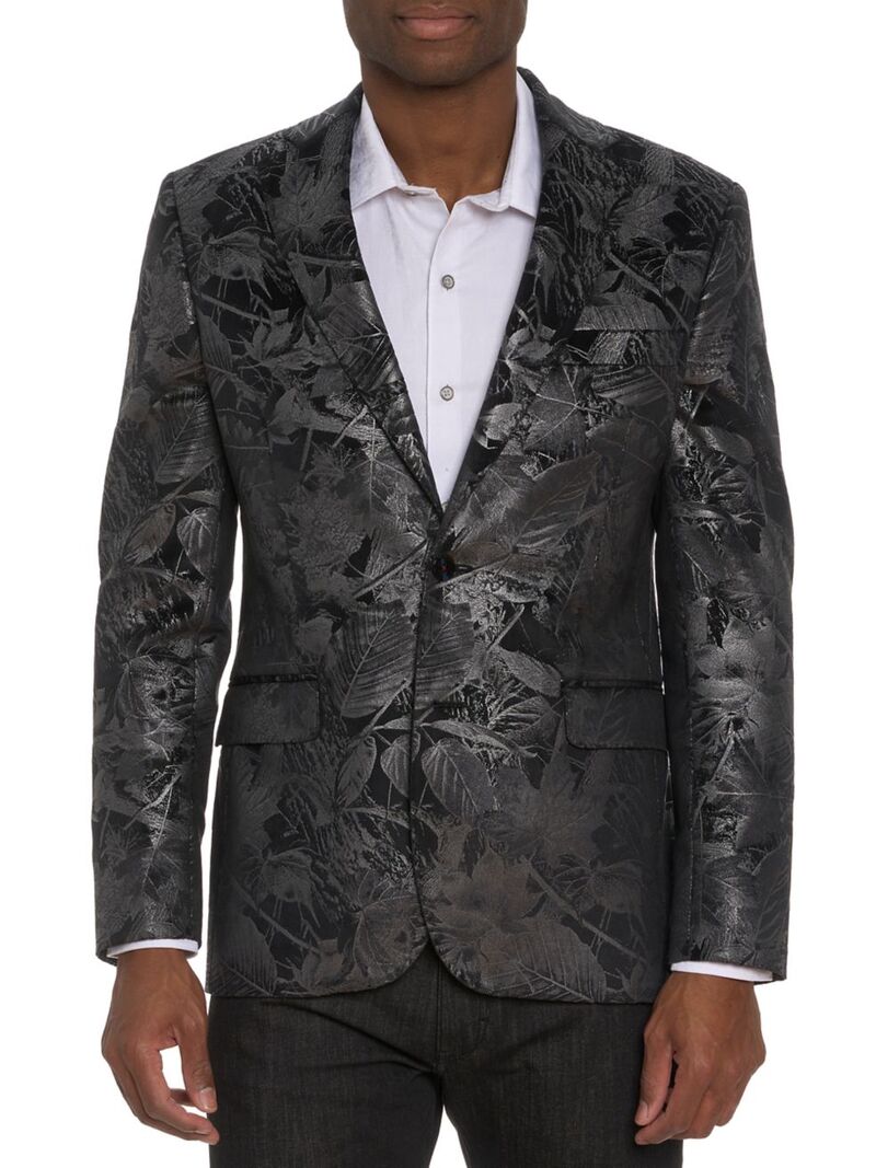 【送料無料】 ロバートグラハム メンズ ジャケット・ブルゾン アウター Wanderlust Velvet Sportcoat black