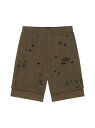 【送料無料】 ジバンシー メンズ ハーフパンツ・ショーツ ボトムス Bermuda Shorts In Felpa With Destroyed Effect khaki