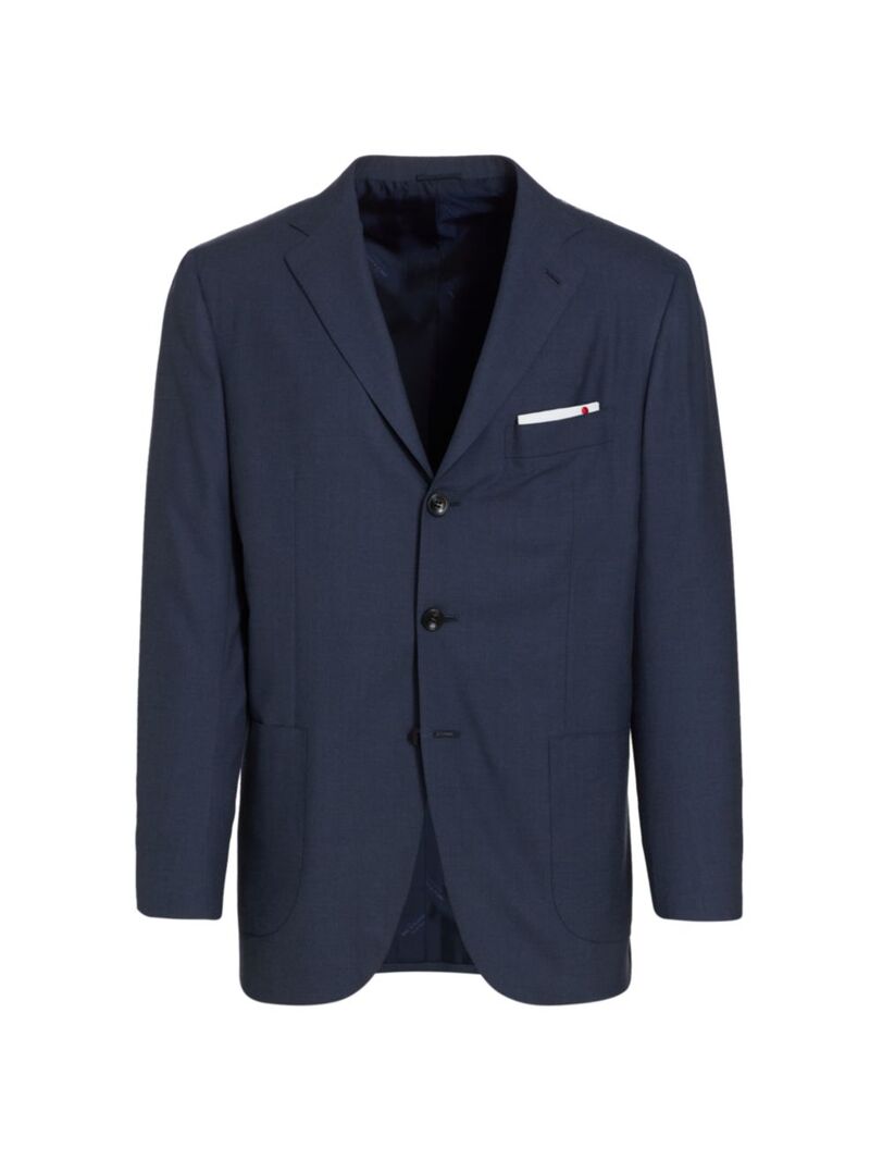 【送料無料】 キートン メンズ ジャケット・ブルゾン アウター Solid Sport Coat blue