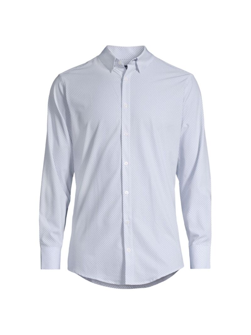  ミズンメイン メンズ シャツ トップス Leeward Button-Front Shirt white