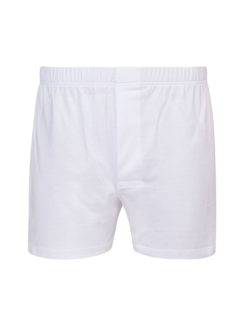 ̵ ƥեΥå  ܥѥ  Solid Cotton Boxers white