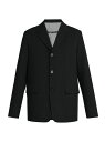 【送料無料】 ジル・サンダー メンズ ジャケット・ブルゾン アウター Single-Breasted Wool Jacket black