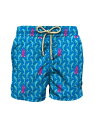 【送料無料】 エムシーツーセイントバース メンズ ハーフパンツ・ショーツ 水着 Shark Surfboard Ultralight Swim Shorts blue