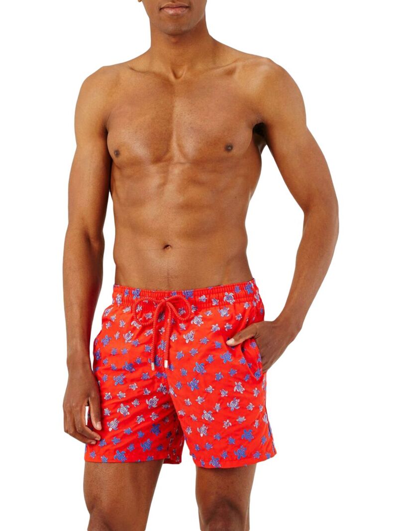 【送料無料】 ヴィルブレクイン メンズ ハーフパンツ・ショーツ 水着 Micro Ronde Swim Shorts coquelicot