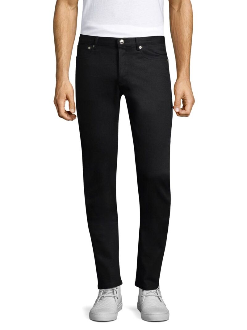 アー・ペー・セー ジーンズ メンズ 【送料無料】 アーペーセー メンズ デニムパンツ ジーンズ ボトムス Petit New Standard Skinny-Fit Jeans noir