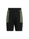 【送料無料】 アレキサンダー・マックイーン メンズ ハーフパンツ・ショーツ ボトムス Paneled Cotton Shorts deep black