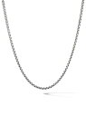 yz fCrbgE[} Y lbNXE`[J[Ey_ggbv ANZT[ Box Chain Necklace in Sterling Silver 2.7mm silver