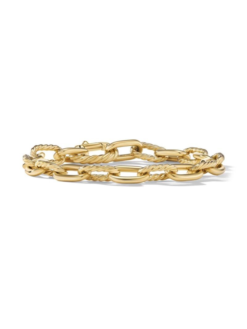 yz fCrbgE[} Y uXbgEoOEANbg ANZT[ DY Madison Chain Bracelet In 18K Yellow Gold gold