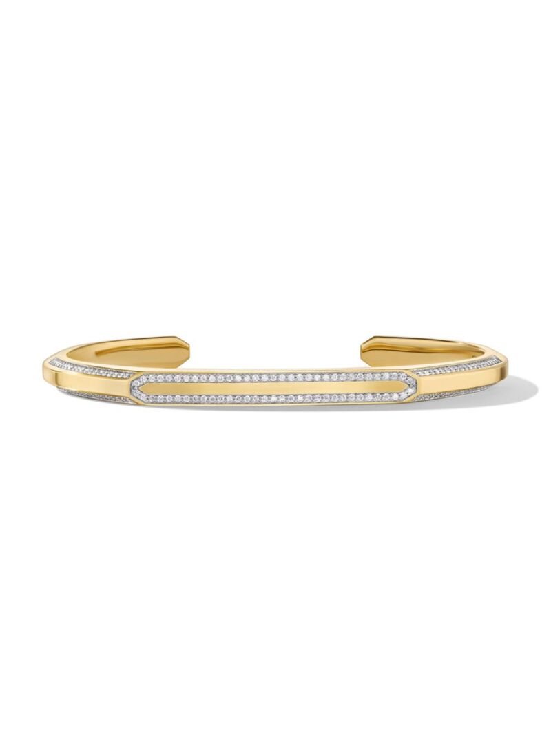 ̵ ǥӥåȡ桼ޥ  ֥쥹åȡХ󥰥롦󥯥å ꡼ Streamline Cuff Bracelet In 18K Yellow Gold diamond