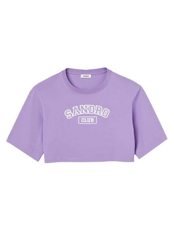 yz Th fB[X TVc gbvX Cropped T-Shirt purple